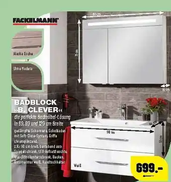 Leitermann Baumarkt Badblock B-clever Angebot