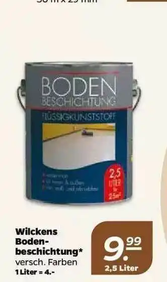 NETTO Wilckens Bodenbeschichtung Angebot