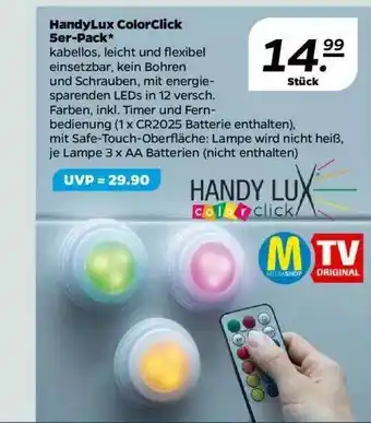 NETTO Handylux Colorclick 5er-pack Angebot