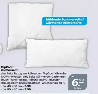 NETTO Topcool Kopfkissen Angebot