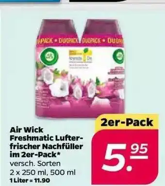 NETTO Air Wick Freshmatic Lufterfrischer Nachfüller Im 2er-pack Angebot