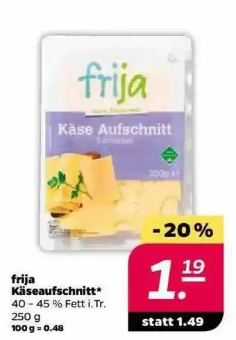 NETTO Frija Käseaufschnitt Angebot