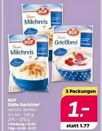 NETTO Ruf Süße Gerichte Angebot