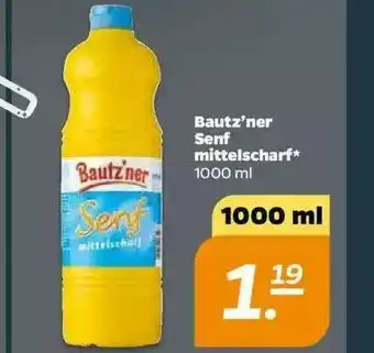 NETTO Bautz'ner Senf Mittelscharf Angebot