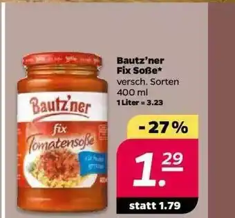 NETTO Bautz'ner Fix Soße Angebot