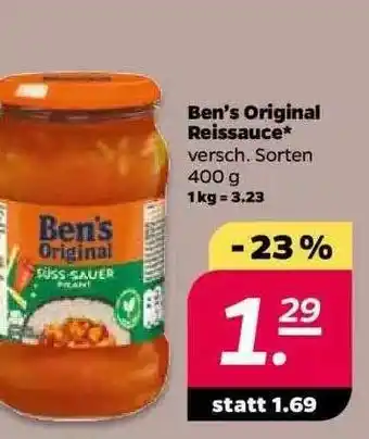 NETTO Ben's Original Reissauce Angebot