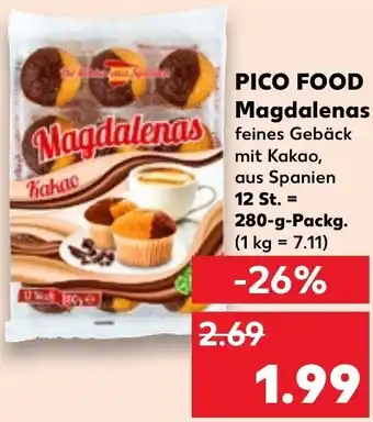 Kaufland Pico Food Magdalenas 280 g Packg. Angebot