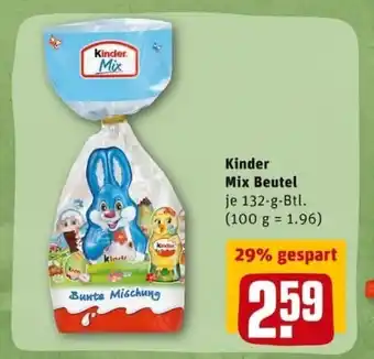 REWE City Kinder Mix Beutel 132g Angebot