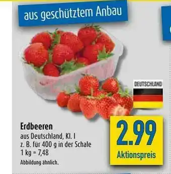 diska Erdbeeren Angebot