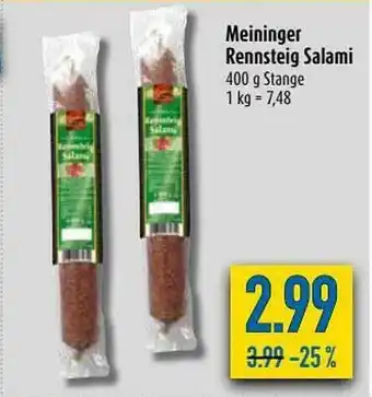 diska Meiniger Rennsteig Salami Angebot