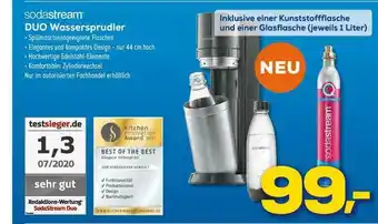 Euronics XXL Sodastream Duo Wassersprudler Angebot