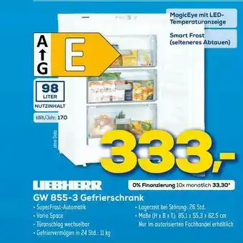 Euronics XXL Liebherr Gw 855-3 Gefrierschrank Angebot