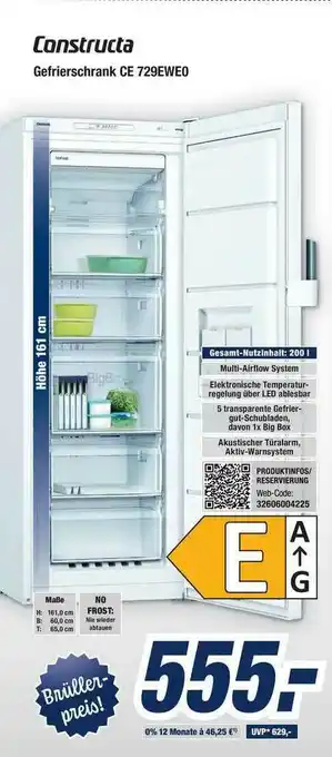 Expert Bening Constructa Gefrierschrank Ce729eweo Angebot