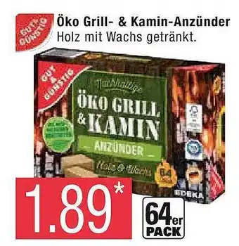 Marktkauf Gut & günstig öko grill- & kamin-anzünder Angebot