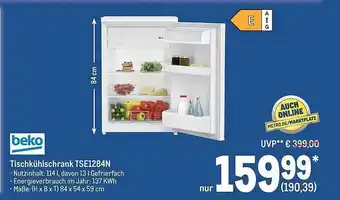 METRO Beko tischkühlschrank tse1284n Angebot