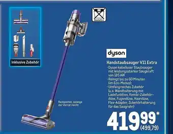 METRO Dyson handstaubsauger v11 extra Angebot