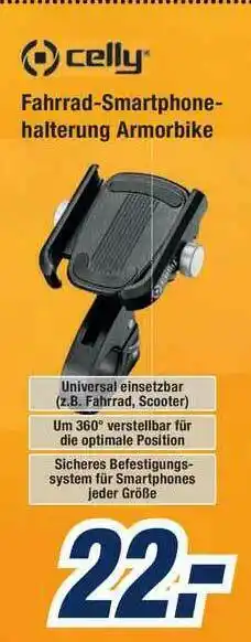 Expert Bening Celly Fahrrad-smartphone-halterung Armorbike Angebot