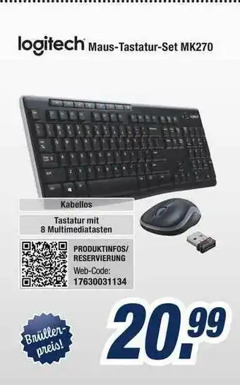 Expert Bening Logitech Maus-tastatur-set Mk270 Angebot