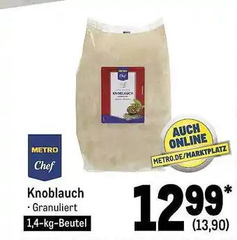 METRO Metro chef knoblauch Angebot