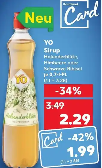 Kaufland Yo Sirup 0,7 L-Fl. Angebot