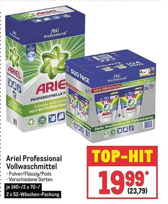 METRO Ariel professional vollwaschmittel Angebot