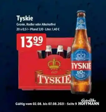 Getränke Hoffmann Tyskie Angebot