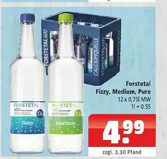 Getränkehaus Forstetal Fizzy, Medium, Pure Angebot