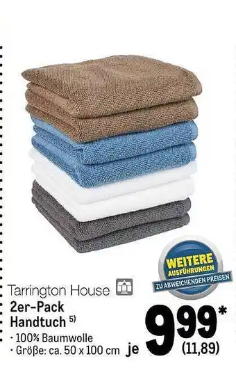METRO Tarrington house 2er-pack handtuch Angebot