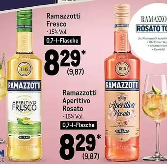 METRO Ramazzotti aperitivo rosato Angebot