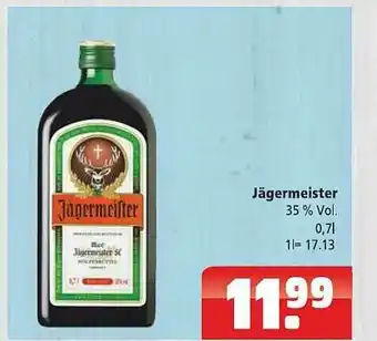 Getränkehaus Jägermeister Angebot