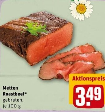 REWE City Metten Roastbeef 100 g Angebot