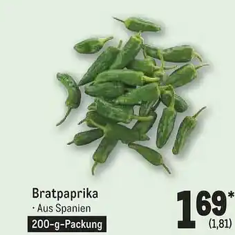 METRO Bratpaprika Angebot