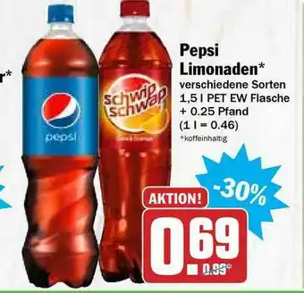 Hit Pepsi Limonaden Angebot