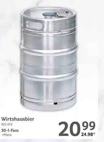 Selgros Wirtshausbier Angebot