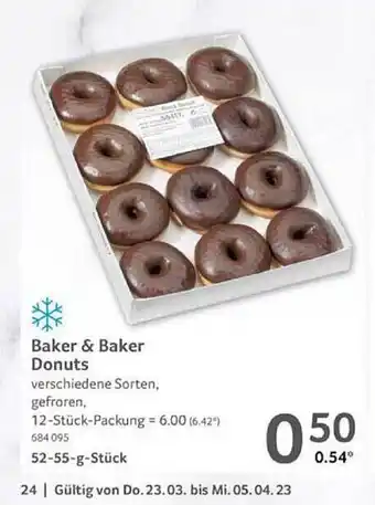 Selgros Baker & baker donuts Angebot