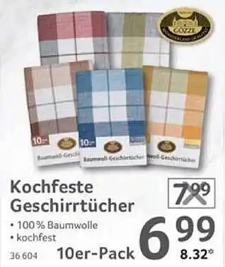 Selgros Gözze kochfeste geschirrtücher Angebot