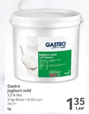 Selgros Gastro joghurt mild Angebot