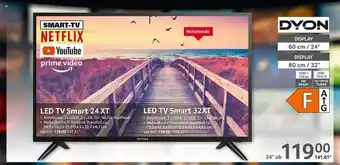 Selgros Dyon led tv smart 24 xt oder 32xt Angebot