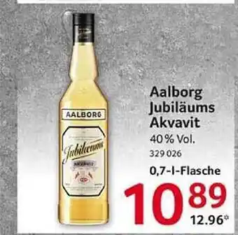 Selgros Aalborg jubiläums akvavit Angebot