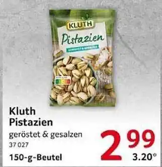 Selgros Kluth pistazien Angebot