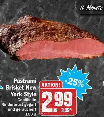 Hit Pastrami Brisket New York Style Angebot