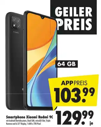 Mäc Geiz Smartphone Xiaomi Redmi 9c Angebot