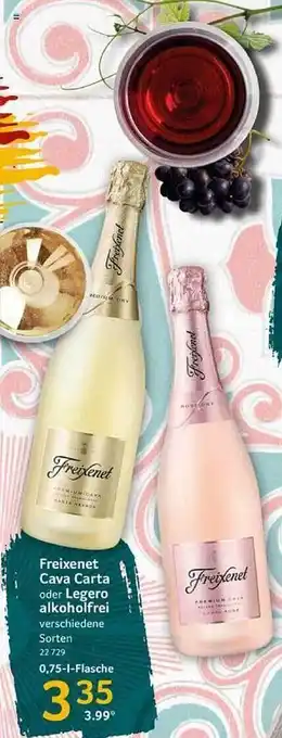 Selgros Freixenet cava carta oder legero alkoholfrei Angebot