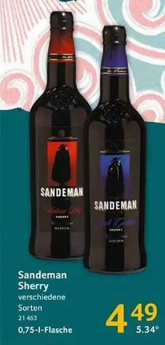Selgros Sandeman sherry Angebot