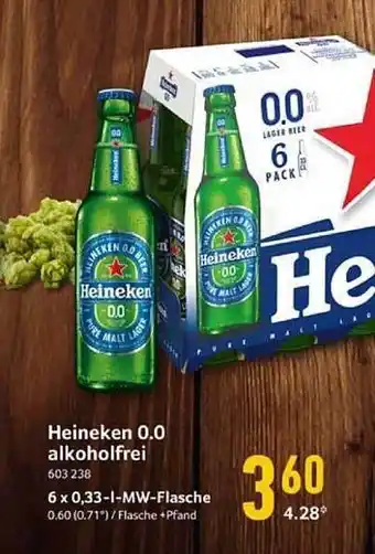 Selgros Heineken 0.0 alkoholfrei Angebot