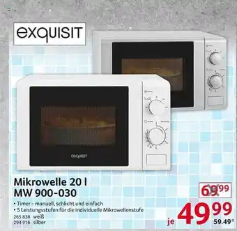 Selgros Exquisit mikrowelle mw 900-030 Angebot