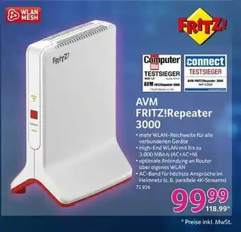 Selgros Avm fritz!repeater 3000 Angebot