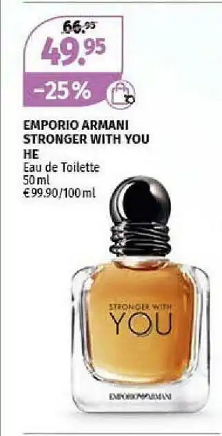 Müller Emporio Armani Stronger With You Angebot