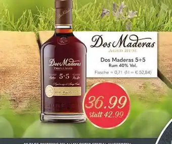 Getränkeland Dos maderas 5+5 rum Angebot