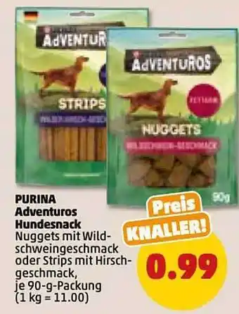 PENNY Purina adventuros hundesnack Angebot